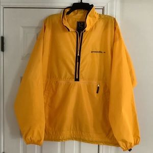 Men’s, yellow rain jacket